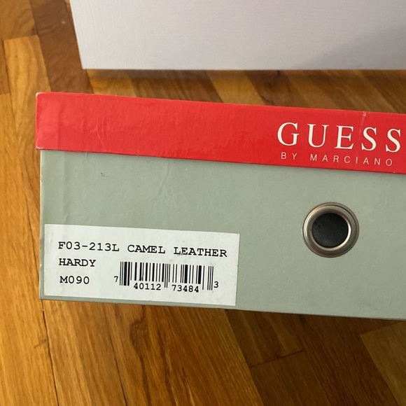 Guess By Marciano Tan Leather Heeled Booties Size 9 - Picture 8 of 9